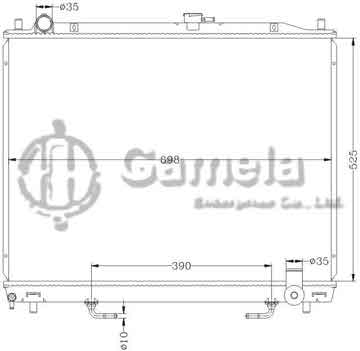 6114091AN - Radiator for MITSUBISHI PAJERO V73 '07- AT