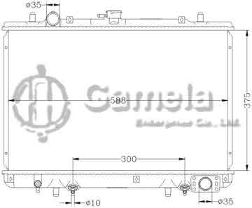 6114101AN - Radiator for MITSUBISHI PICKCP L200 '96-00 AT