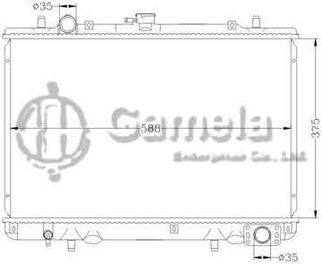 6114102AN - Radiator for MITSUBISHI PICKUP L200 '96-00 MT