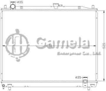 6114130N - Radiator for MITSUBISHI PAJERO V73 '07- MT