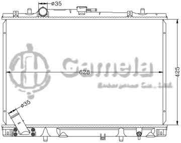 6114136N - Radiator for MITSUBISHI MONTERO SPORT '97-04 MT