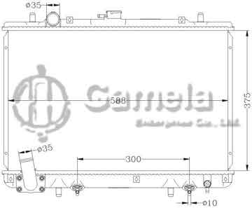 6114155N - Radiator for MITSUBISHI L200 '98- (GAS) AT