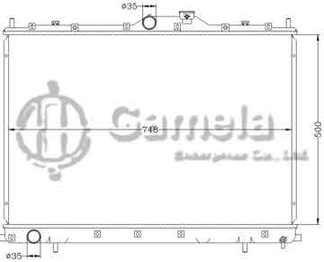 6114192NA - Radiator for MITSUBISHI ENDEAVOR '04-11 MT