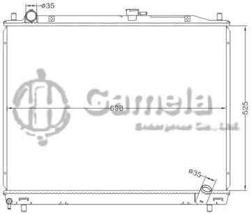 6114204NA - Radiator for MITSUBISHI PAJERO V80 '06- MT