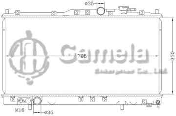 6114208NA - Radiator for MITSUBISHI ECLIPSE '01-05 MT