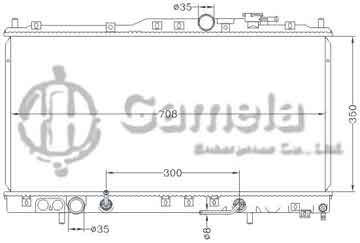 6114209NA - Radiator for MITSUBISHI ECLIPSE '99- AT DPI: 2406