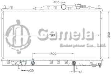 6114211NA - Radiator for MITSUBISHI ECLIPSE '01-06 AT DPI: 2438