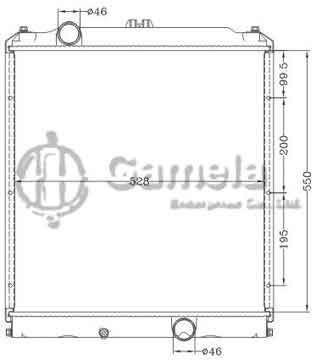 6114212NA - Radiator for MITSUBISHI CANTER '95-98 MT