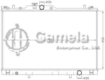 6114213NA - Radiator for MITSUBISHI ZINGER 2.4 '05- MT