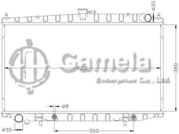 6115005AN - Radiator for NISSAN ALTIMA AT