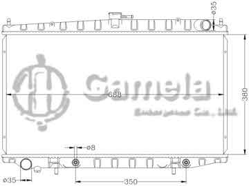 6115006AN - Radiator for NISSAN ALTIMA AT