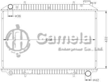 6115024N - Radiator for NISSAN VANETTE '01 MT OEM: 21410-9C100