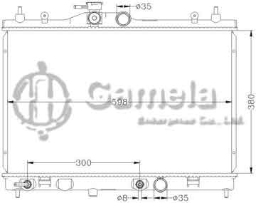 6115055N - Radiator for NISSAN TIIDA '06 AT OEM: 21460-QD500