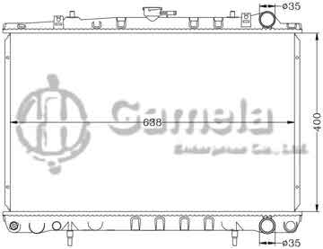 6115068AN - Radiator for NISSAN ALTIMA '89-91 R33/CREW MT OEM: 21410-