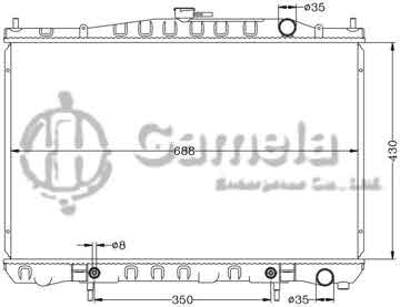 6115088AN - Radiator for NISSAN CEDRIC '91-95 PY32 AT OEM: 21460-0P700