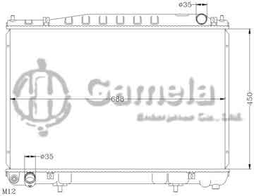 6115116N - Radiator for NISSAN INFINITI '03-04 M45/Q45 MT