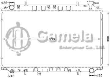 6115140N - Radiator for NISSAN VANETTE KBNC23 MT OEM: 21410-0C000