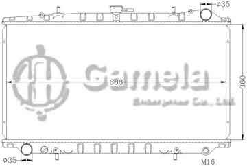 6115164N - Radiator for NISSAN AVENIR W10/CD20(D) MT