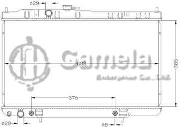 6115185N - Radiator for NISSAN SUNNY '07- AT OEM: 21460-95F0C