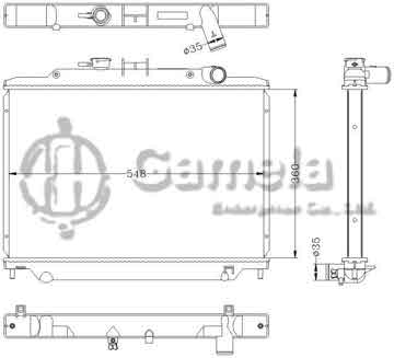 6115203N - Radiator for NISSAN UNVAN '06 MT