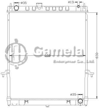 6115206N - Radiator for NISSAN SAFARI '07- MT