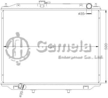 6115214N - Radiator for NISSAN TERRANO '02- MT OEM: 21410-2X900