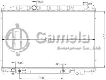 6115229N - Radiator for NISSAN MURANO '03 AT