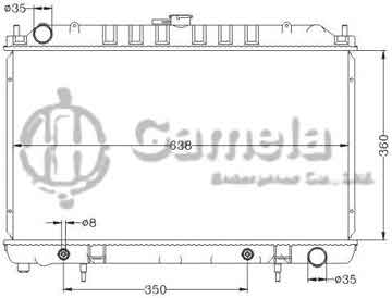 6115314NA - Radiator for NISSAN SILVIA/240SX '94-02 AT