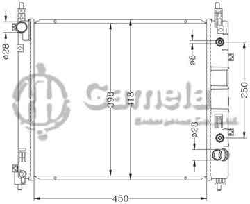 6115319NA - Radiator for NISSAN SUNNY '11- CVT