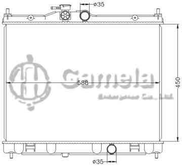 6115326NA - Radiator for NISSAN NV200 '09- MT OEM: 21410-JX00A