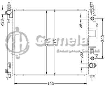 6115329NA - Radiator for NISSAN SUNNY '2010 CVT