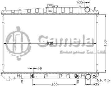 6115336NA - Radiator for NISSAN LAUREL R34 SKYLINE AT