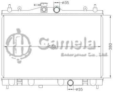 6115348NA - Radiator for NISSAN Versa '07-09 MT