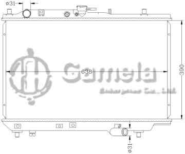 6116024N - Radiator for MAZDA PROTEGE '90-94 323BG MT OEM: BP26-15-200F DPI: 1134