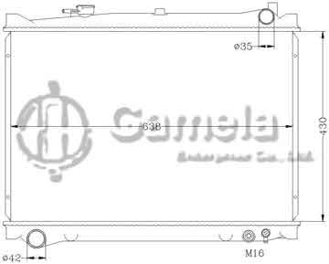 6116051N - Radiator for MAZDA MPV '91-95 MT DPI: 2179