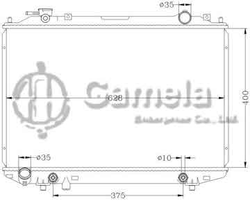 6116057N - Radiator for MAZDA B2200 AT OEM: F2P5-15-200D