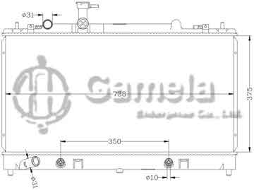 6116063N - Radiator for MAZDA 6 '02-03 AT OEM: L328-15-200