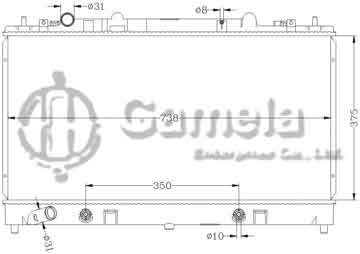 6116068N - Radiator for MAZDA 6/ATENZA '05 AT