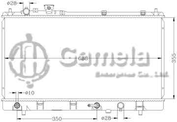 6116069N - Radiator for MAZDA PREMACY '02- PLM(普利馬) AT OEM: FP85-15-200A