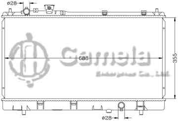 6116070N - Radiator for MAZDA PREMACY '02- PLM(普利馬)MT OEM: FP87-15-200A