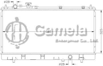 6116072N - Radiator for MAZDA FML '03- (福美來一代) MT OEM: ZL05-15-200