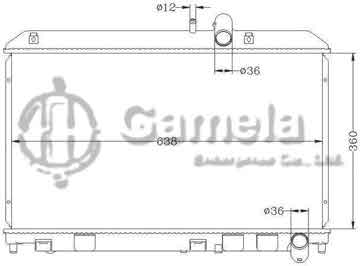 6116092N - Radiator for MAZDA RX-8 1.3L '04-05 MT OEM: N3H1-15-200C DPI: 2695