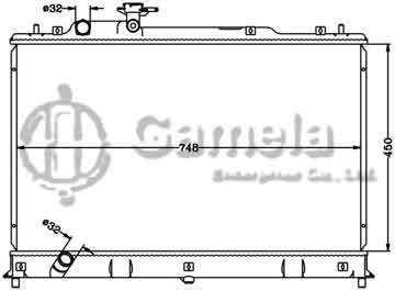 6116106N - Radiator for MAZDA CX-7 '07-10 MT