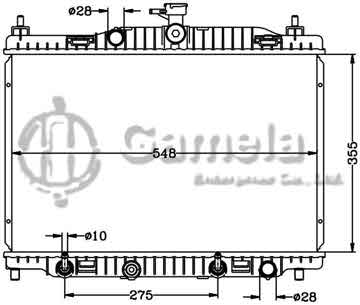 6116107N - Radiator for MAZDA 2 '08-11 AT