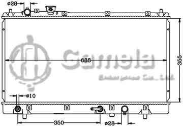 6116111N - Radiator for MAZDA PREMACY '2010 PLM (普利) AT