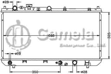 6116113N - Radiator for MAZDA FAMILIA / 323 '98-03 AT