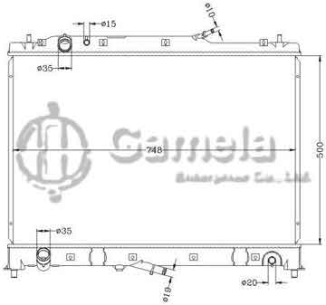 6116118NA - Radiator for MAZDA CX-9 '08-11 MT