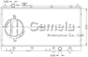 6116124NA - Radiator for MAZDA HAIMA 7160 '09- (海福星)MT OEM: FD11-15-200M1