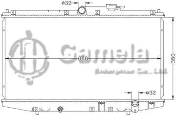 6117030N - Radiator for HONDA ACCORD '97-00 CF4 MT OEM: 19010- PDA- E01 19010- PCA-013/014