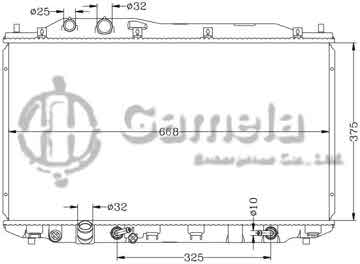 6117057AN - Radiator for HONDA CIVIC '05 FA1 AT OEM: 19010- RNA- A51/J51 DPI: 2923